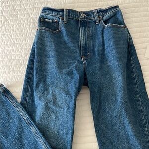 Abercrombie jeans high rise strait leg